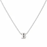 گردنبند حرف B استیل