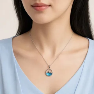 گردنبند دلفین تغییر رنگی