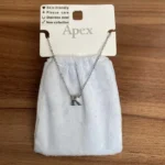 گردنبند حرف K استیل