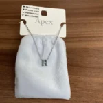 گردنبند حرف H استیل