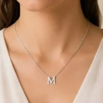 گردنبند حرف M