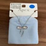 گردنبند پاپیون هفت‌رنگ APEX؛ طلایی و نقره‌ای - تصویر 4